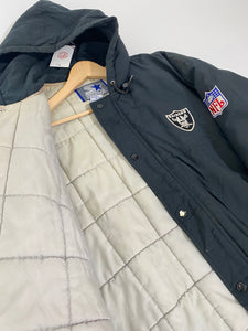raiders jacket 90s