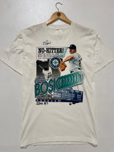 Vintage Seattle Mariners Chris Boslo 1993 No-Hitter' Autographed T-Shirt Sz. XL