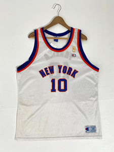 Vintage 1990's New York Knicks "Walt Clyde Frazier" Champion Jersey Sz. XL (48)