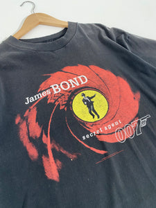 Vintage 1990's Jame Bond 007 Secret Agent T-Shirt Sz. XL