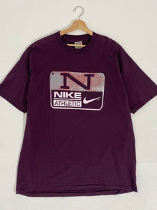 Vintage 1990's Burgundy Bootleg Nike T-Shirt Sz. 2XL