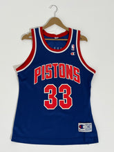 Vintage Blue Detroit Pistons "Grant Hill" Champion Jersey Sz. M (40)