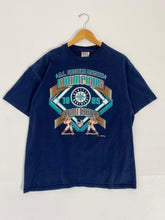 Vintage Navy Seattle Mariners 1995 A.L. West Champs T-Shirt Sz. XL