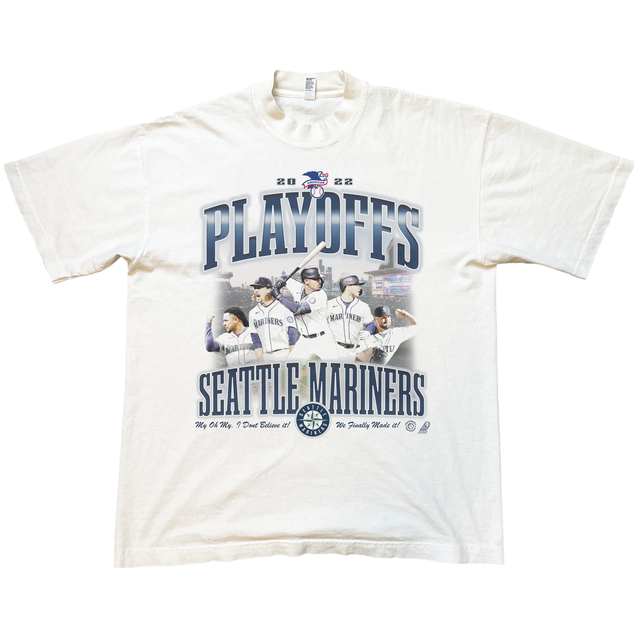 2022 Playofffs Seattle Baseball Shirt, Vintage Mariners Team T-Shirt