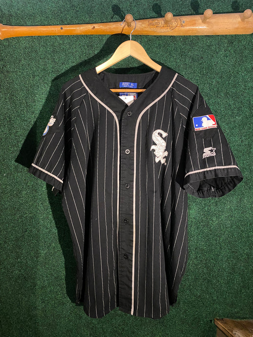 Vintage Black Chicago White Sox Jersey Sz. XL