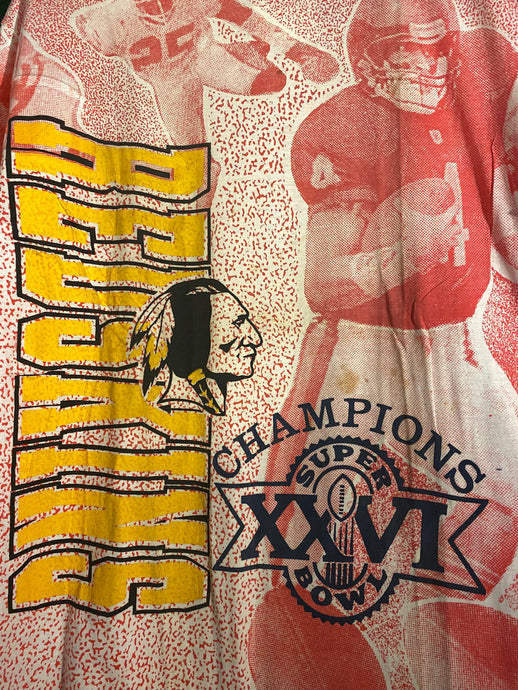 Vintage Washington Redskins A.O.P. T-Shirt Sz. Large