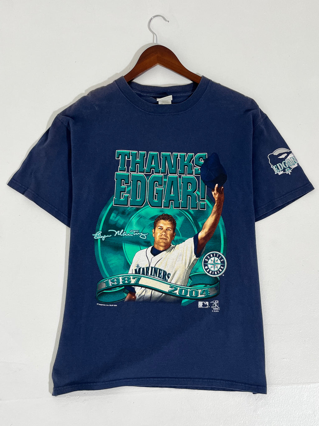 Vintage Seattle Mariners Thanks Edgar T-Shirt Sz. M