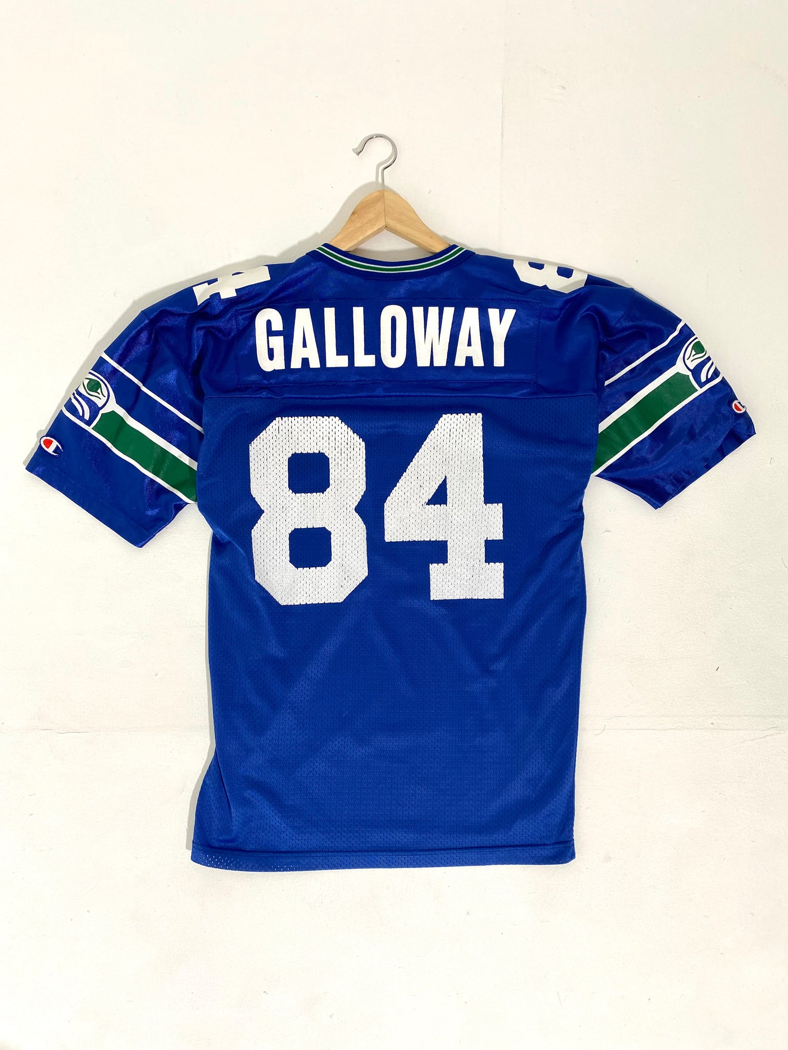 Vintage Joey Galloway Seattle Seahawks #84 Wilson Blue Jersey - XL