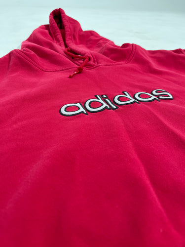 Vintage Red Adidas Hoodie Sz. XL