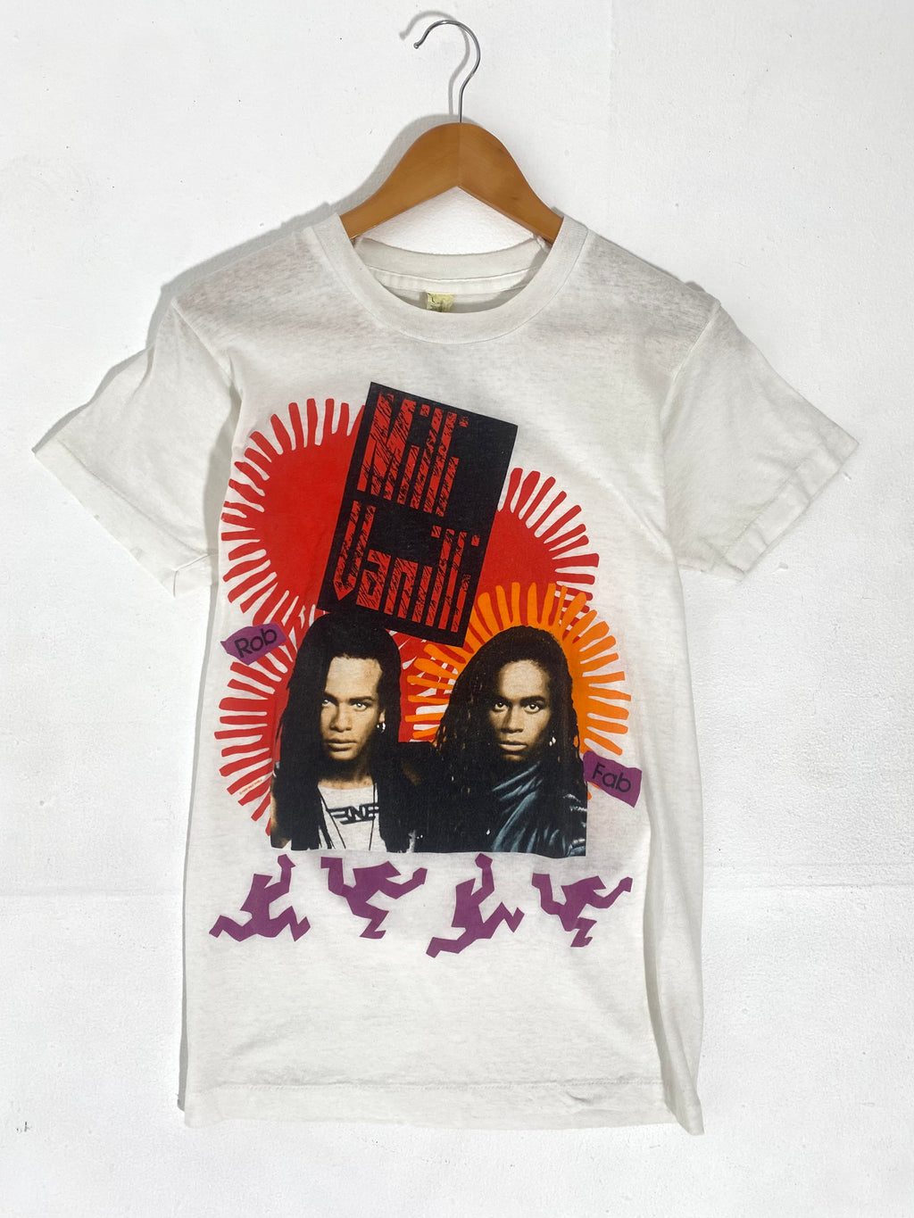 Vintage 1990's Milli Vanilli T-Shirt Sz. S