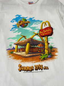 Vintage 1994 Flintstones / McDonald's "RocDonalds" T-Shirt Sz. XL