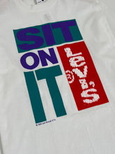 Vintage 1990's Levi "Sit On It!" Joke T-Shirt Sz. XL