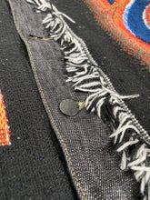 Vintage Custom Y2K Denver Broncos Tapestry/Denim Jacket Sz. L
