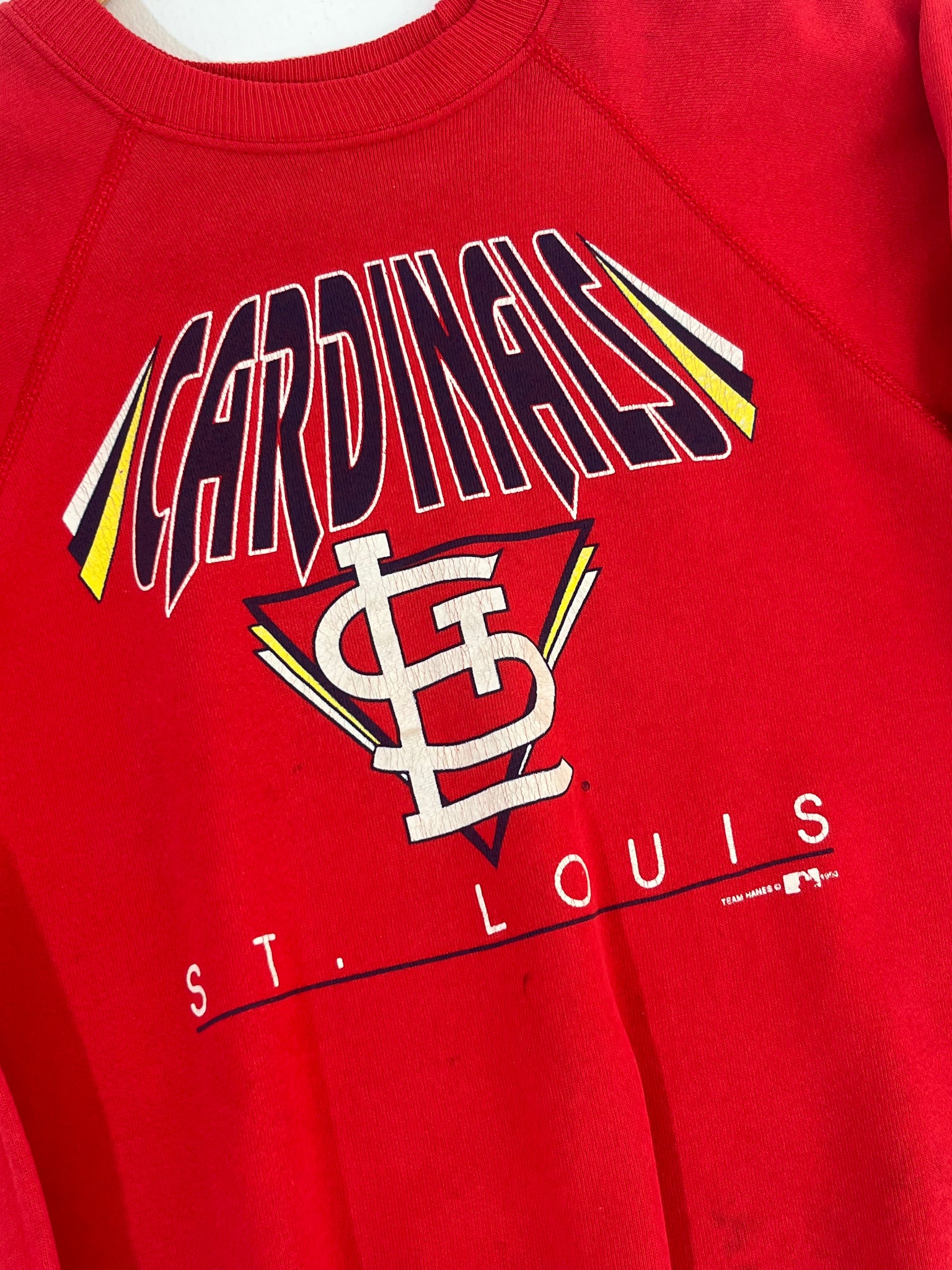 St.Louis Cardinals Retro 90's Vintage MLB Crewneck Sweatshirt Red / XL