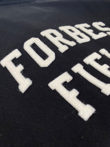 Ebbets Field Flannels "Forbes Field" Black Zip-Up Groundskeeper Jacket Sz. XL