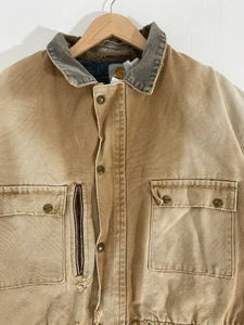 Vintage 1990’s Distressed Light Brown Carhartt Coat Sz. L