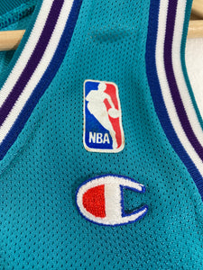 Vintage Alonzo Mourning Charlotte Hornets replica Champion jersey size 36