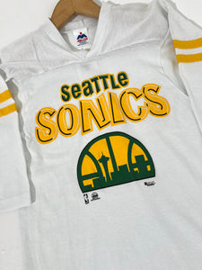 Vintage 1980s Seattle Super Sonics 3/4 T-Shirt