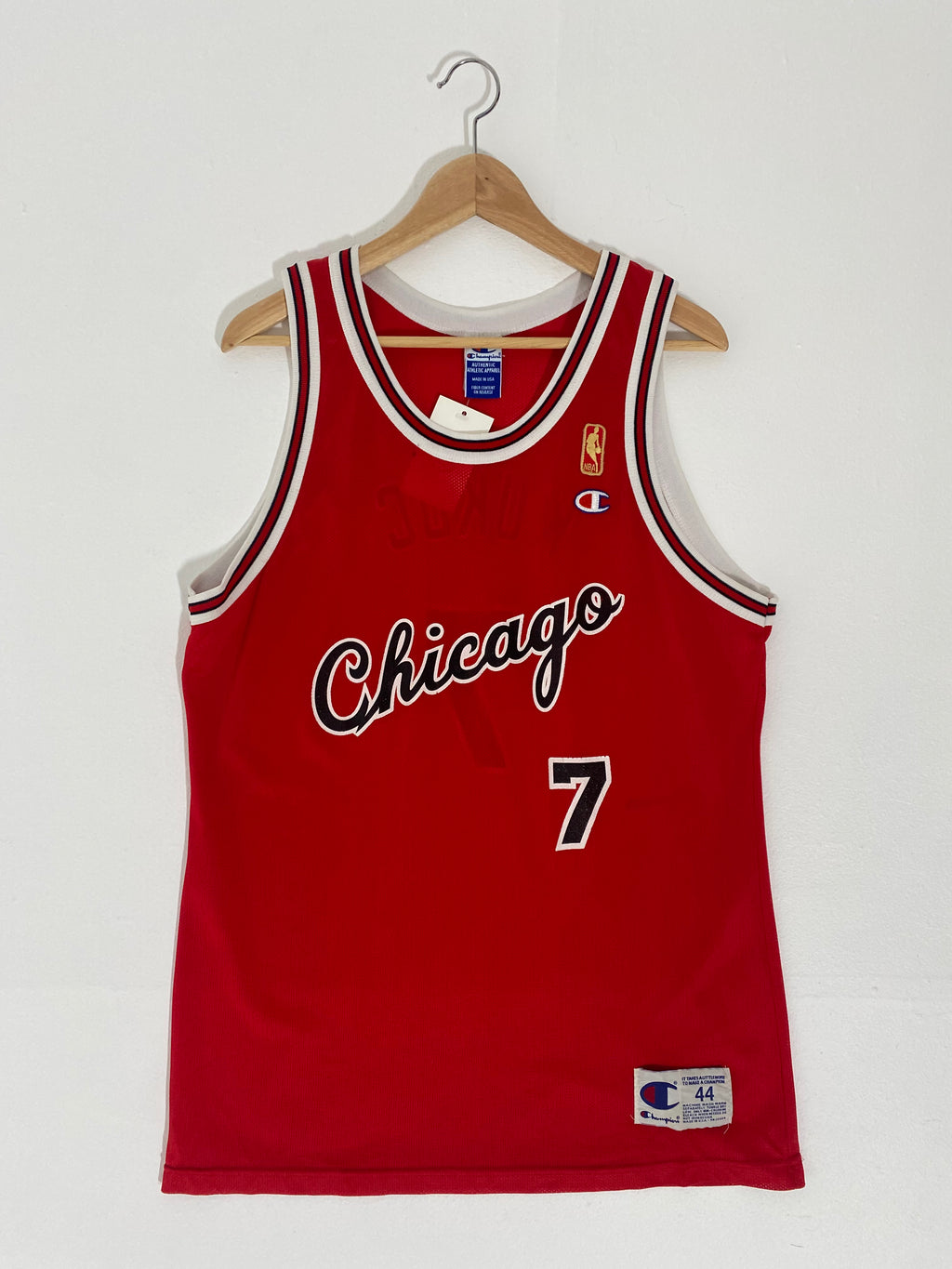 Vintage Vintage 90's Chicago Bulls Toni Kukoč NBA Jersey Champion