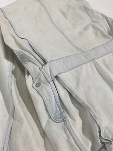 Vintage 1990's Light Wash Denim Ralph Lauren Polo Chore Jacket Sz. L