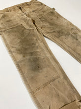 Vintage 34 x 32 Light Brown Carhartt Double Knee Pants