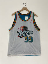 Vintage 1990’s Reversible Detroit Pistons "Hill" Champion Jersey Sz. L