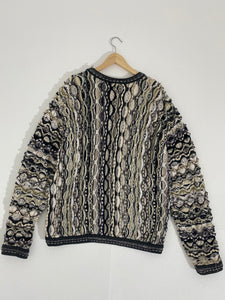 Vintage 1990’s Monochrome 100% Authentic Coogi Sweater Sz. XL