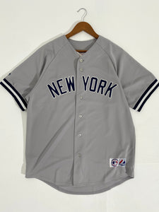 Majestic, Shirts, Vintage Ny Yankees Jersey