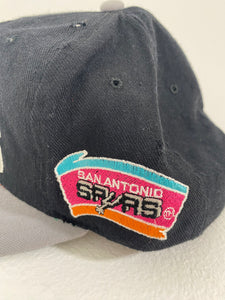 Vintage 1990's STARTER San Antonio Spurs “Arch Spellout” Wool  Snapback