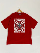 Y2K Red Seattle Mariners "Hit it Here!" T-Shirt Sz. XL