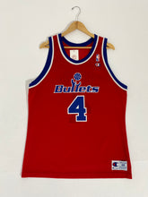 Vintage 1990's Washington Bullets 'Chris Webber' CHAMPION Jersey Sz. XL (48)