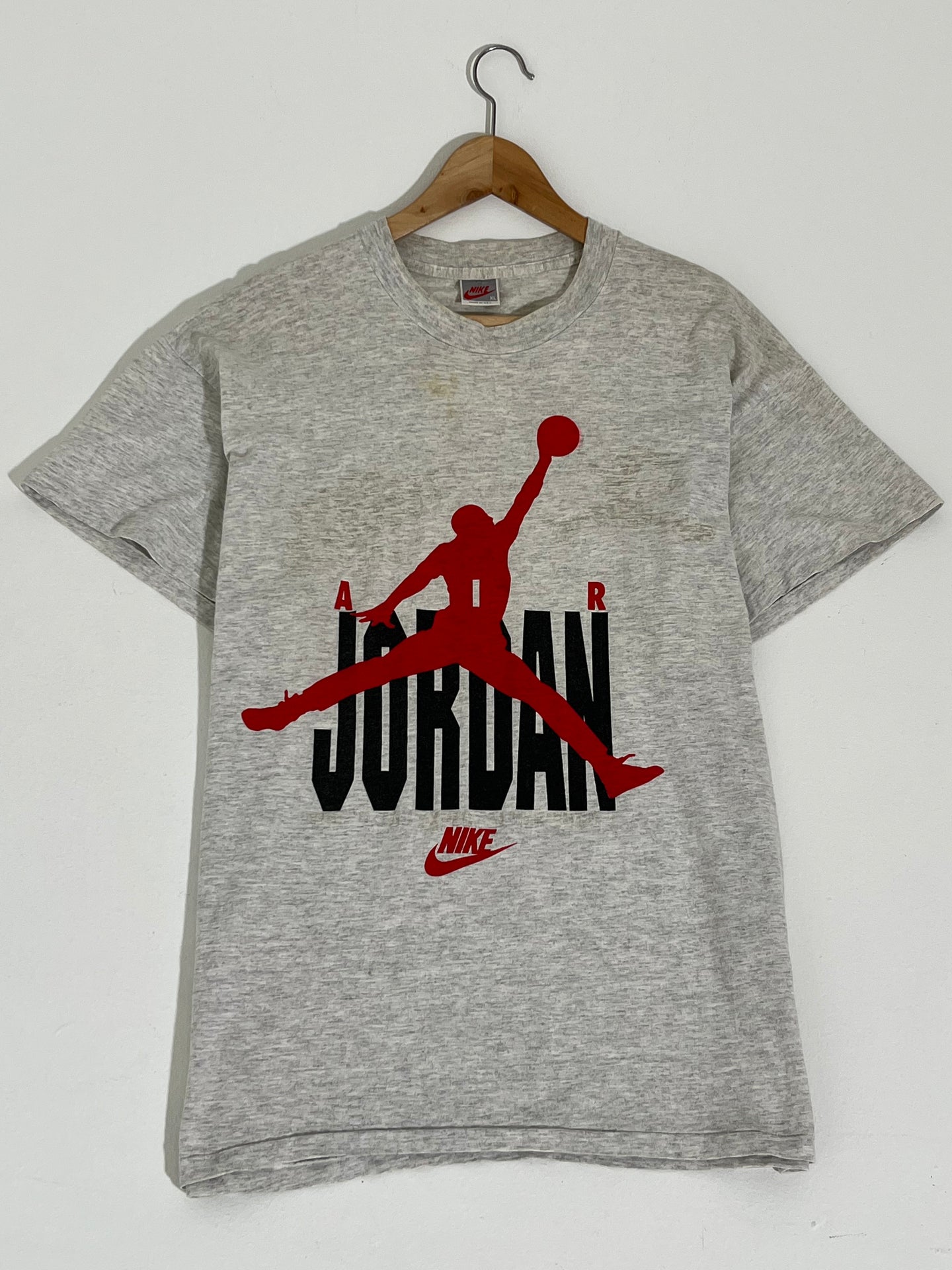Vintage 1990's Nike /Air Jordan 'Glow-In-The-Dark' T-Shirt Sz. XL