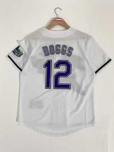 Vtg Wade Boggs Tampa Bay Devil Rays Majestic Baseball Jersey XL