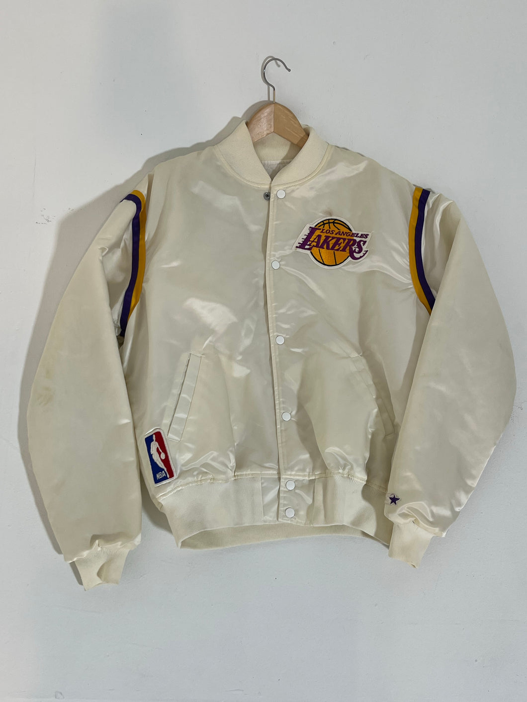 80s Los Angeles Lakers Starter Satin Jacket – 563Vintage