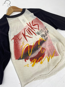 Vintage The Kinks "Word of Mouth" Tour Raglan Shirt Sz. S