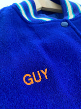 Vintage Ehli Racing "Guy" Wool & Leather Varsity Jacket Sz M