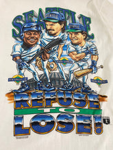 Vintage 1990’s Seattle Mariners "Refuse to Lose" Caricature T-Shirt Sz. M