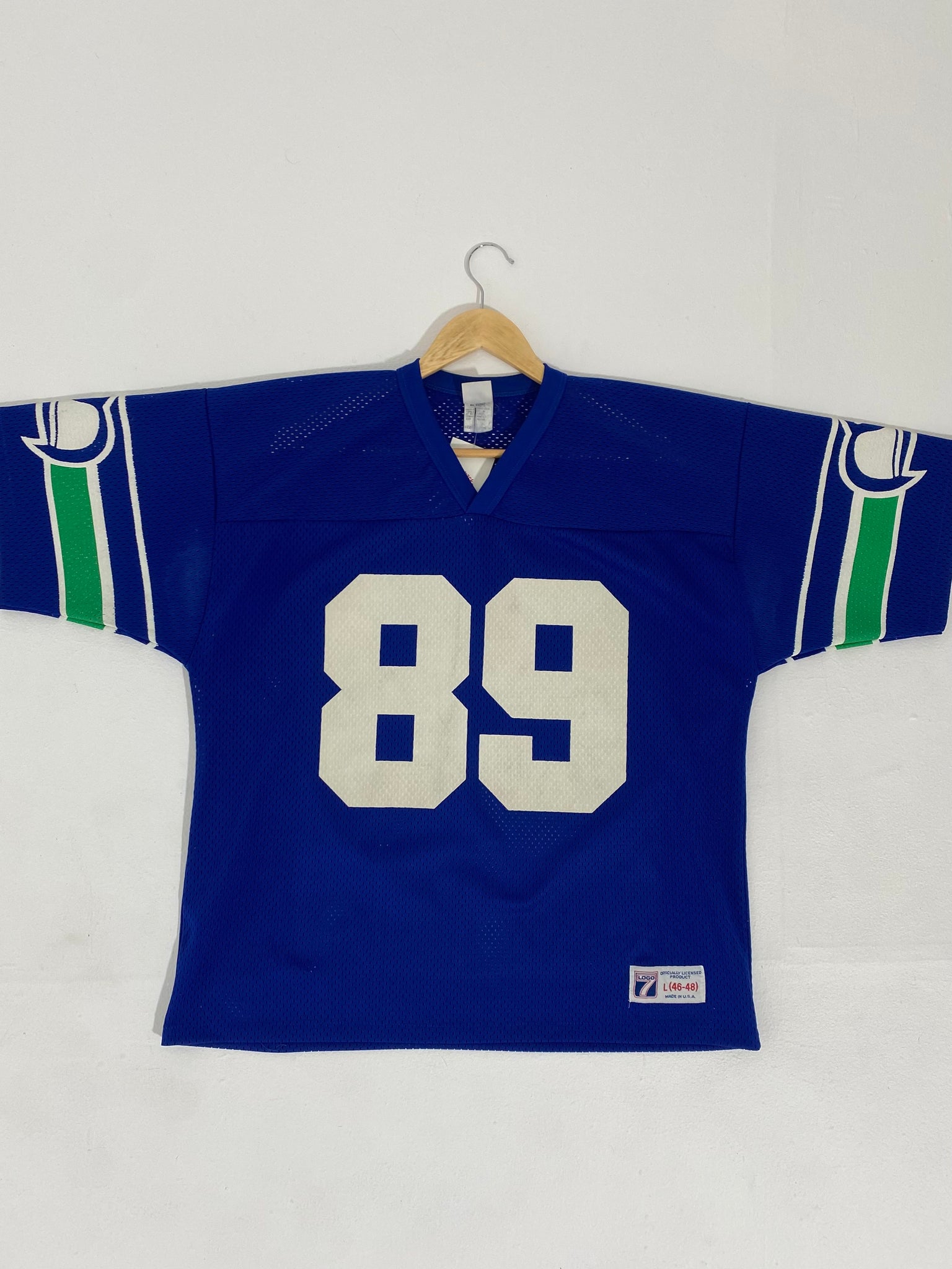 Vintage 1990's Logo Athletic NFL Seattle Seahawks Blades #89 Jersey Sz