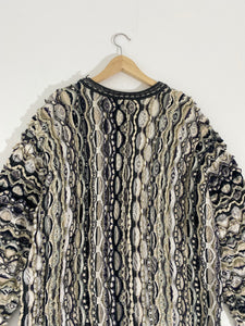 Vintage 1990’s Monochrome 100% Authentic Coogi Sweater Sz. XL