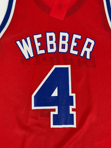 Vintage 1990's Washington Bullets 'Chris Webber' CHAMPION Jersey Sz. XL (48)