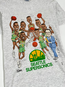 Mitch & Ness Seattle Supersonics NBA Slap Sticker 'Gary Payton' 1994 Jersey