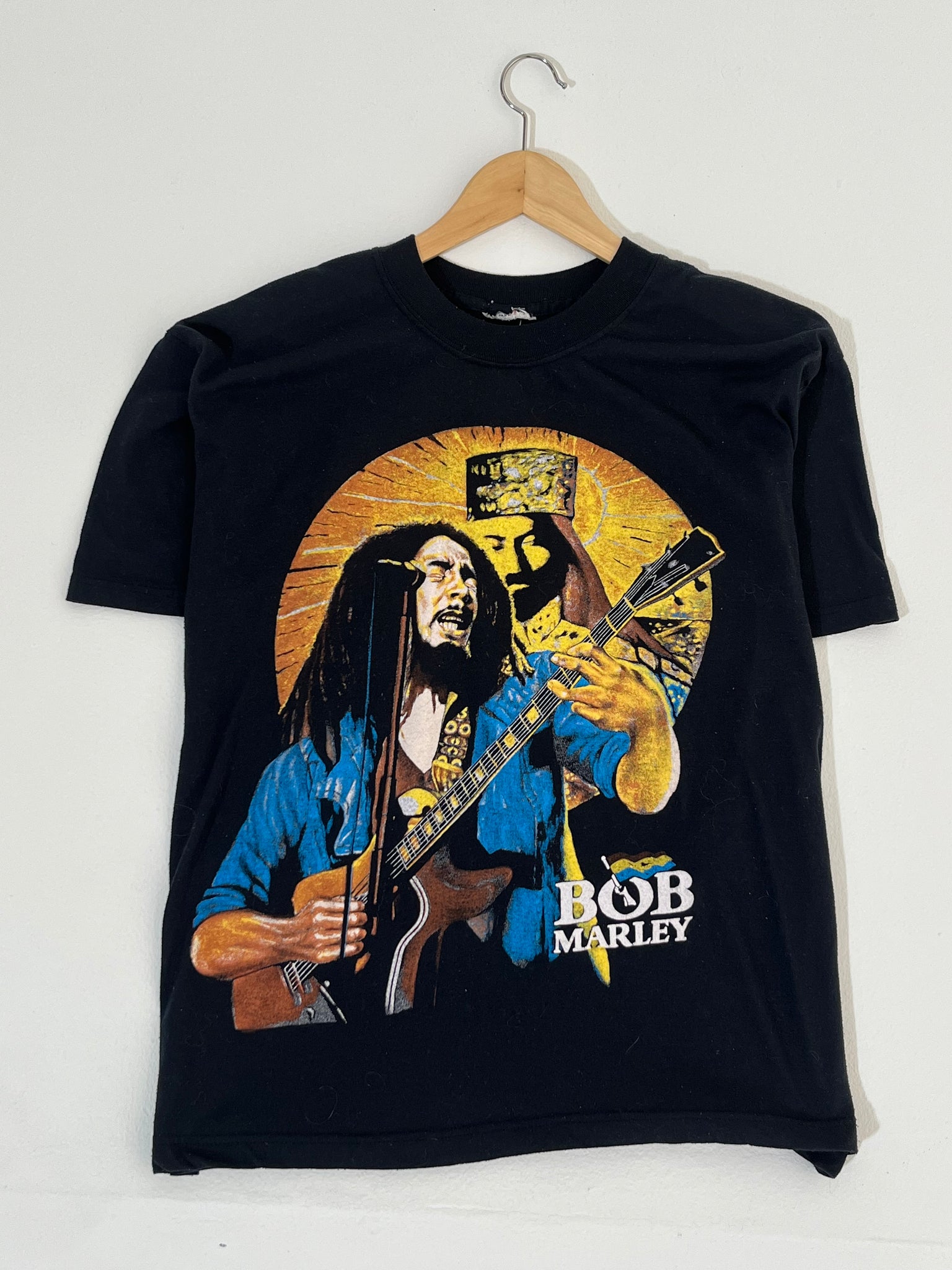 Vintage 1990's Bob Marley & Jesus T-Shirt Sz. L