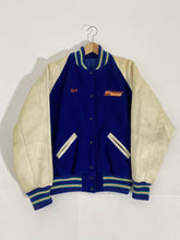 Vintage Ehli Racing "Guy" Wool & Leather Varsity Jacket Sz M