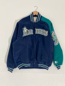 Vintage 1990's Seattle Mariners  STARTER Diamond Collection Jacket Sz. XL