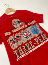 Vintage San Francisco 49ers "Three-Peat" T-Shirt Sz. M