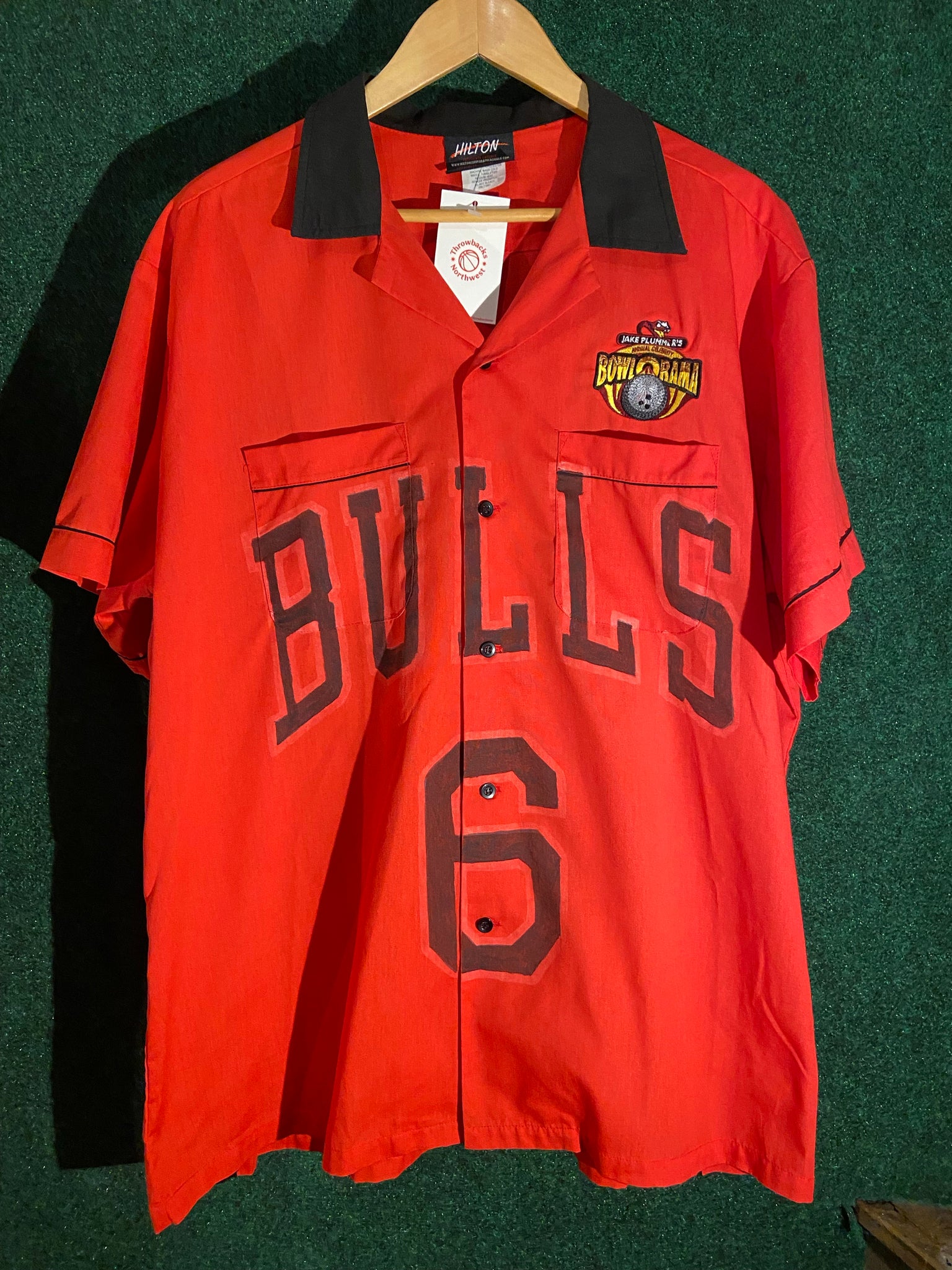 Vintage Chicago Bulls Baseball Jersey