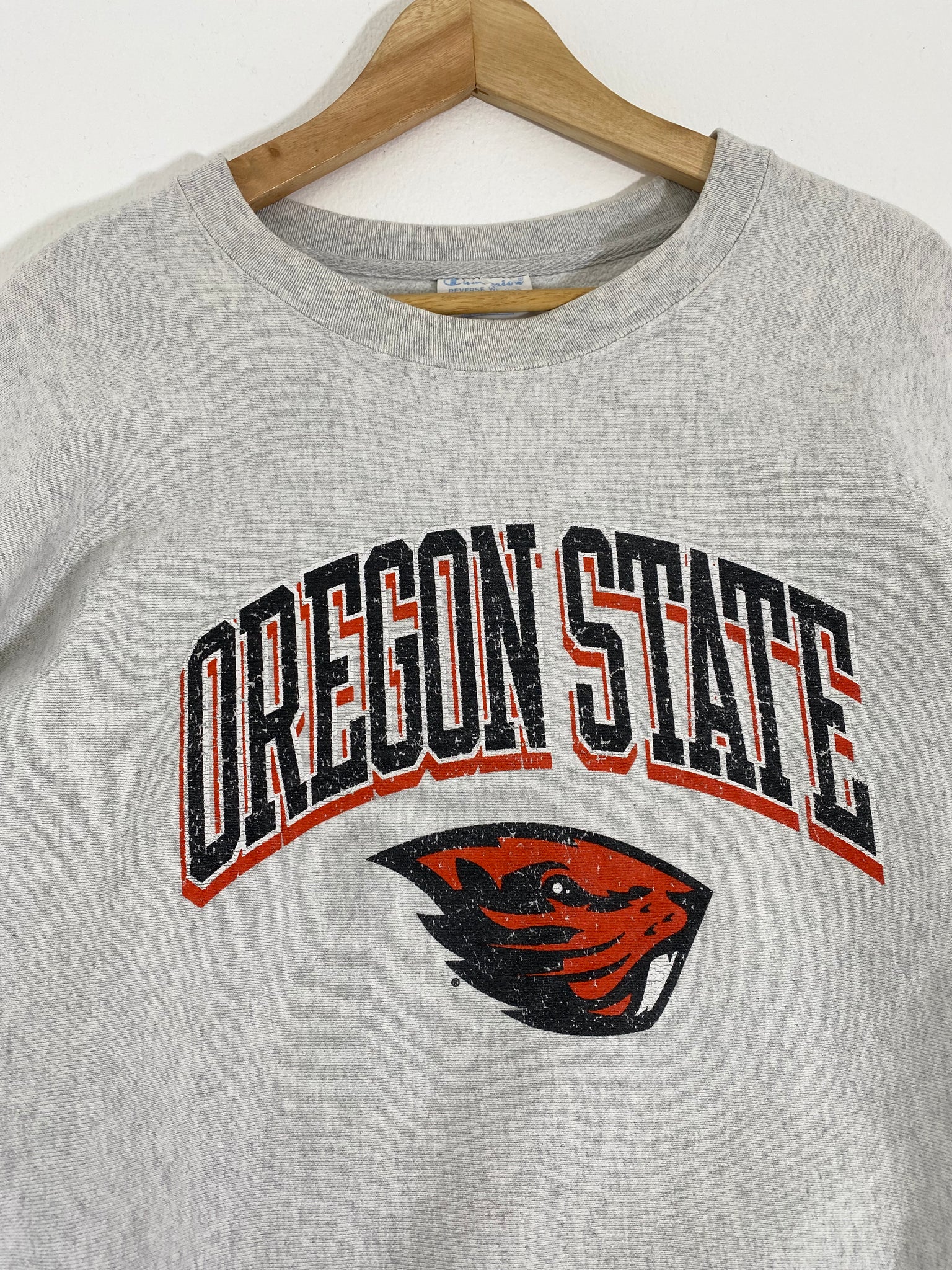 Vintage 1990's Oregon State University CHAMPION Reverse-Weave Crewneck