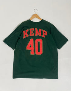 Vintage 1990's Seattle Super Sonics 'Shawn Kemp' Jersey T-Shirt Sz. 2XL
