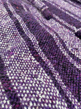 Vintage 1990's Purple Hooded Baja/Poncho Jacket Sz. M