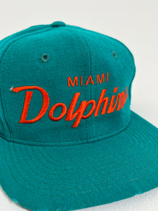 Vintage Miami Dolphins "Single-Line Script" Sports Specialties Snapback
